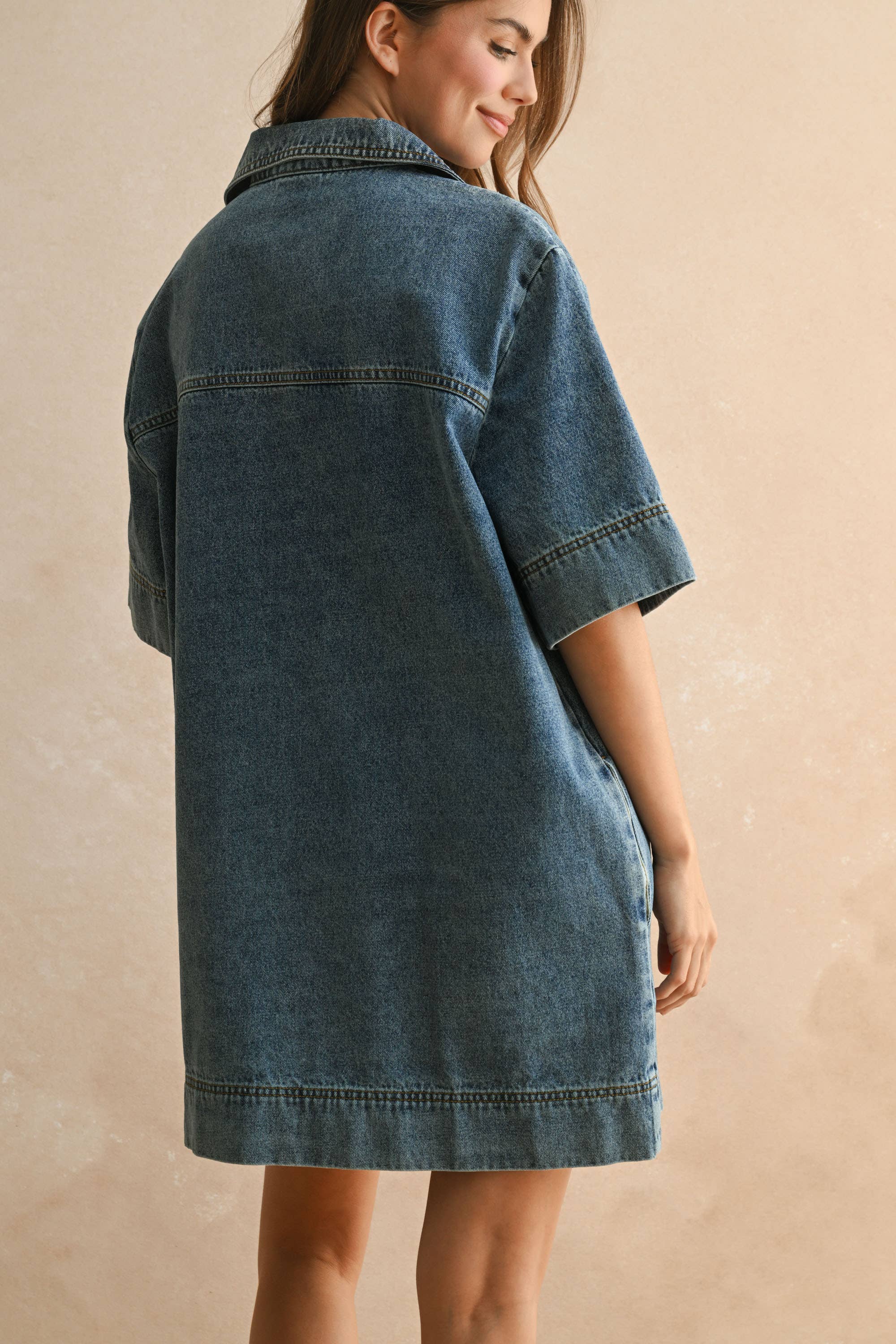 Denim Mini Dress