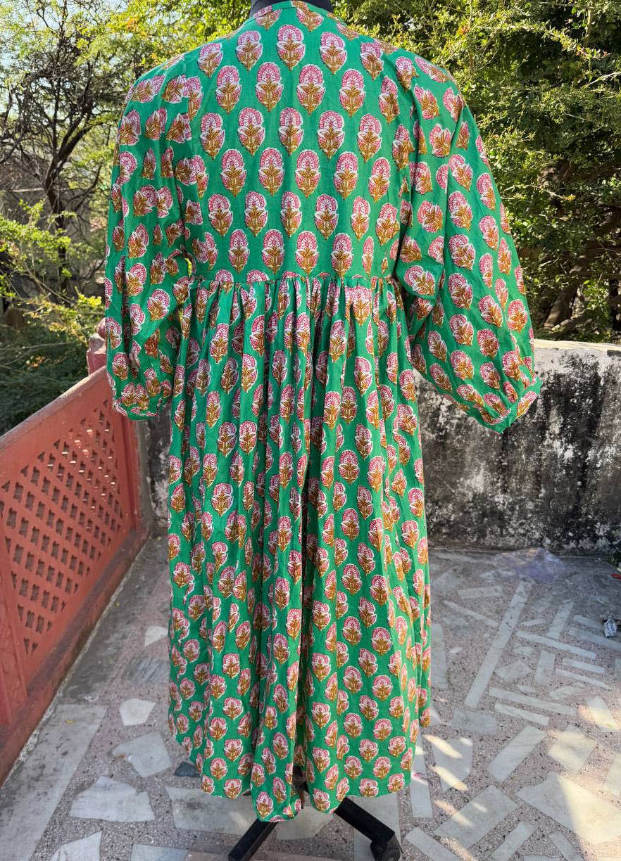 Handprint Picnic Midi Dress