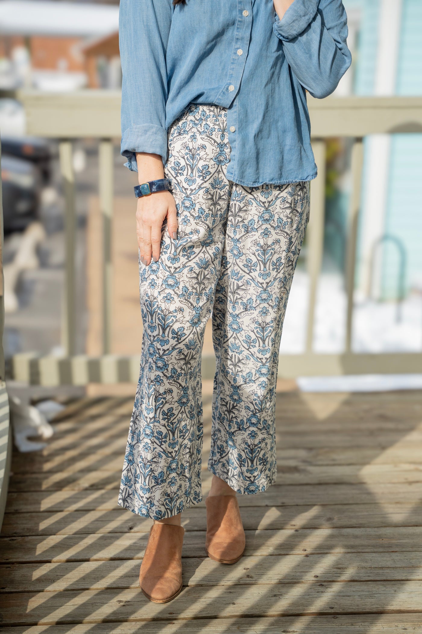 Toile Barrel Pants