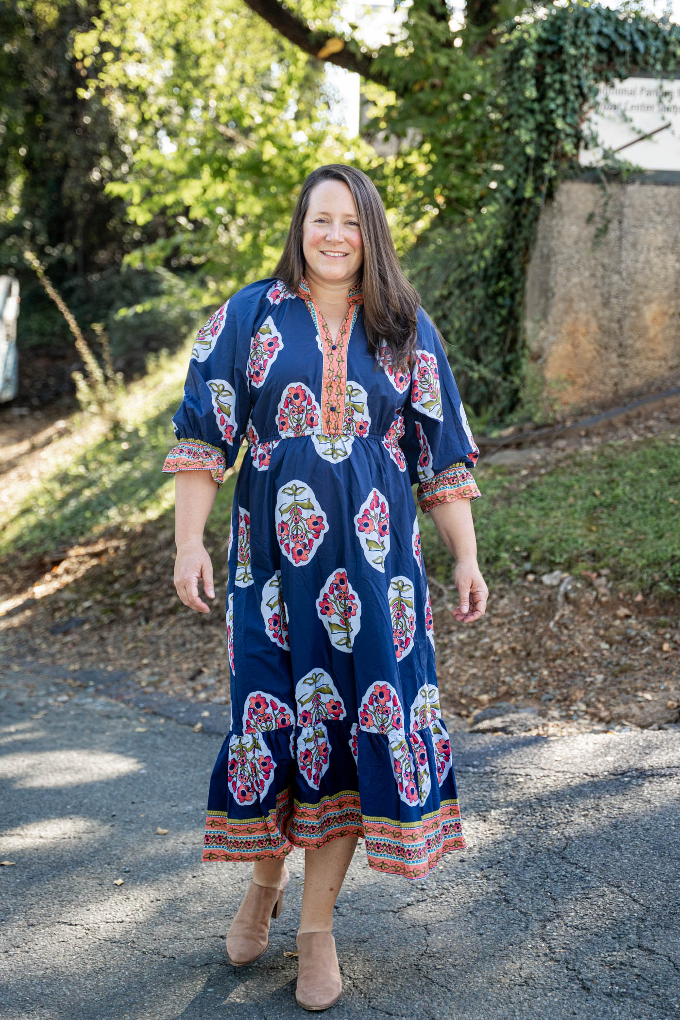 Bella Mix Midi Dress