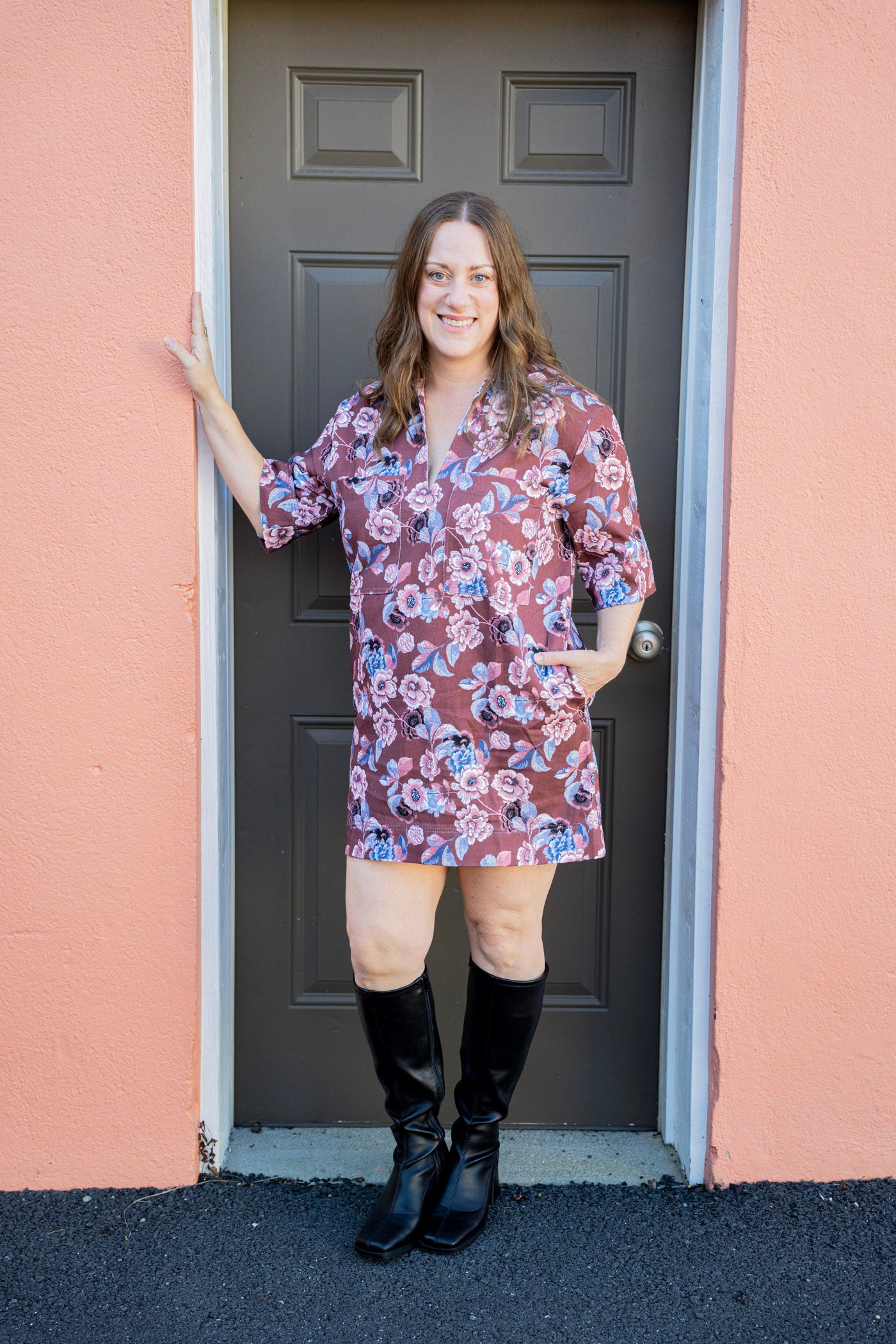 Angie Floral Shift Dress