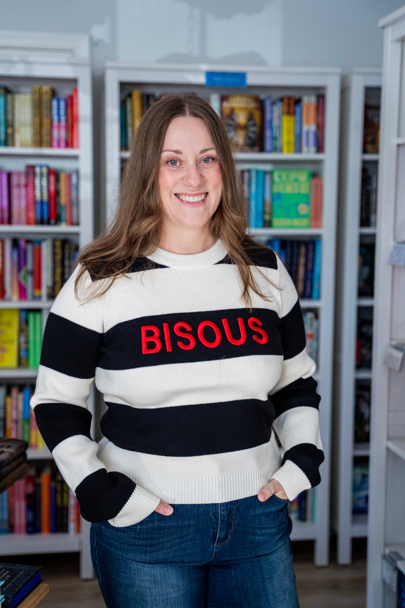 Bisous Striped Sweater