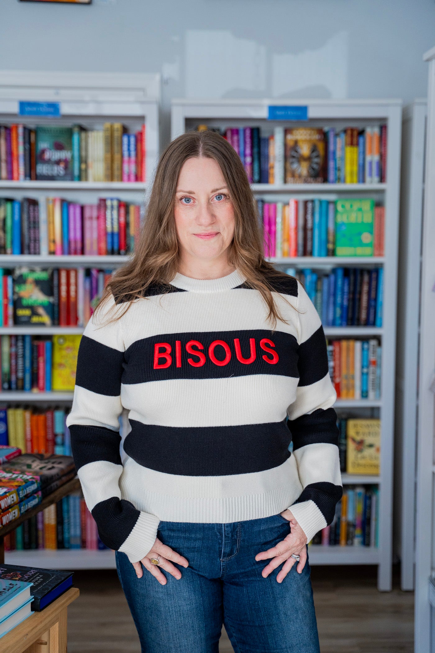 Bisous Striped Sweater