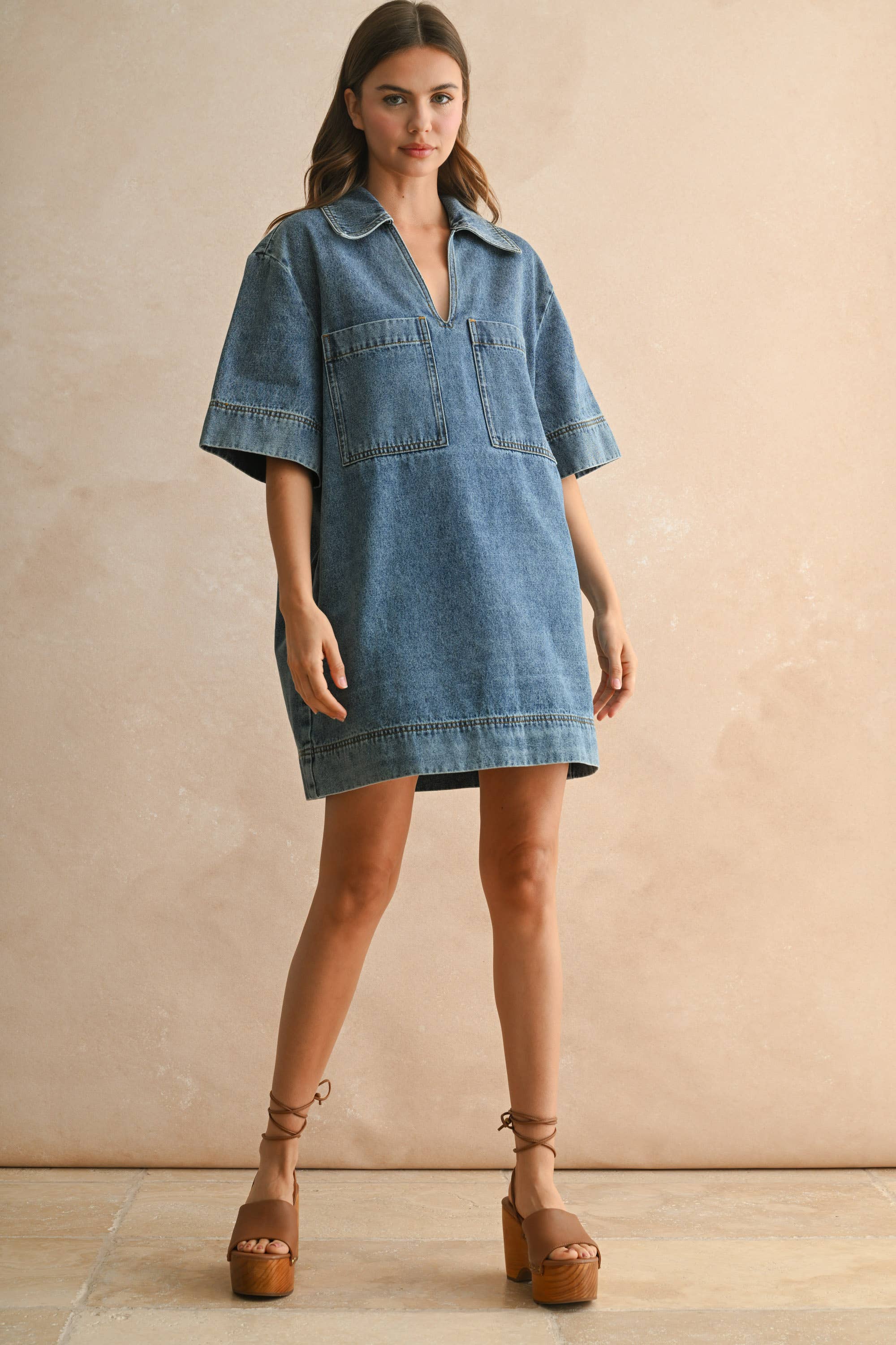 Denim Mini Dress