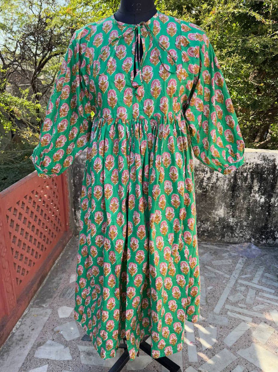 Handprint Picnic Midi Dress