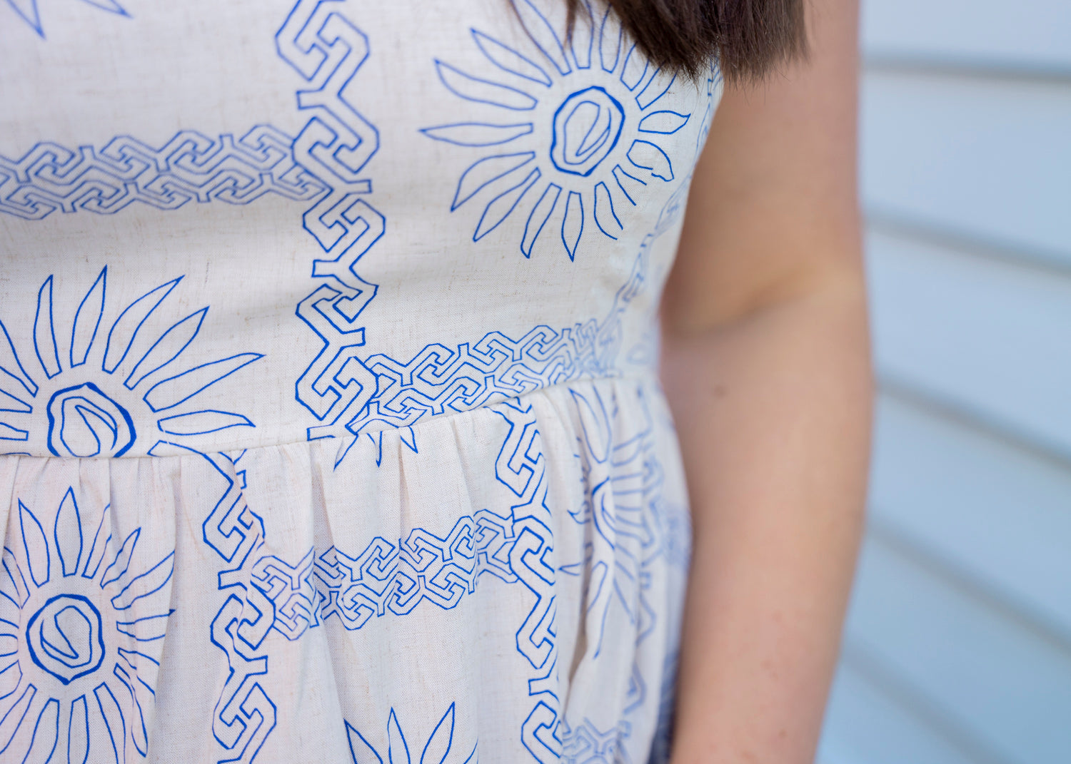 Mediterranean Glow Maxi Dress