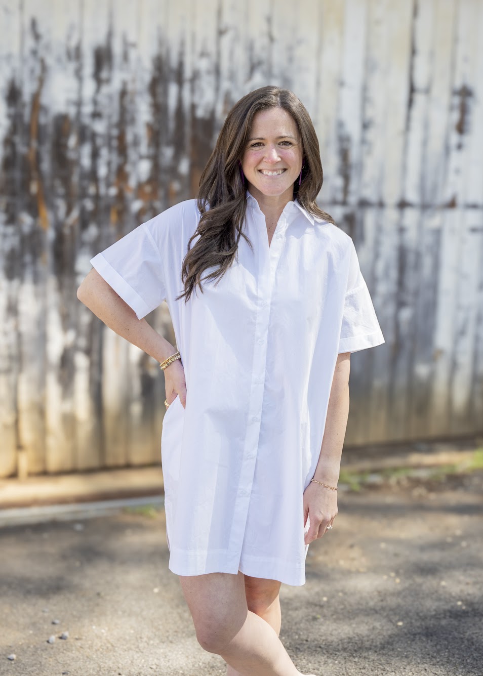 Castelo Dress In White