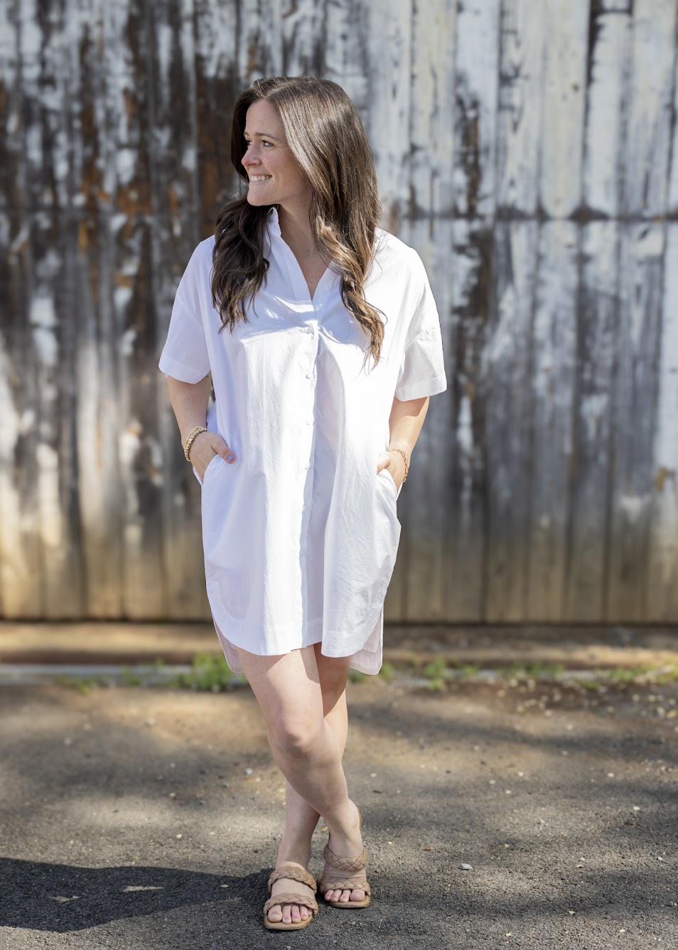 Castelo Dress In White