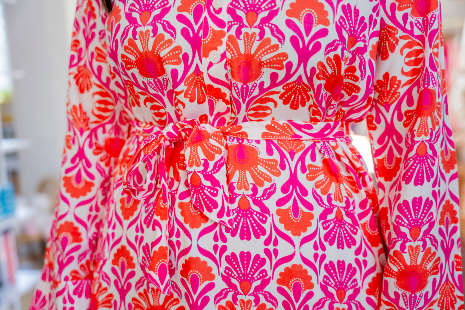 August Midi in Punch Blush