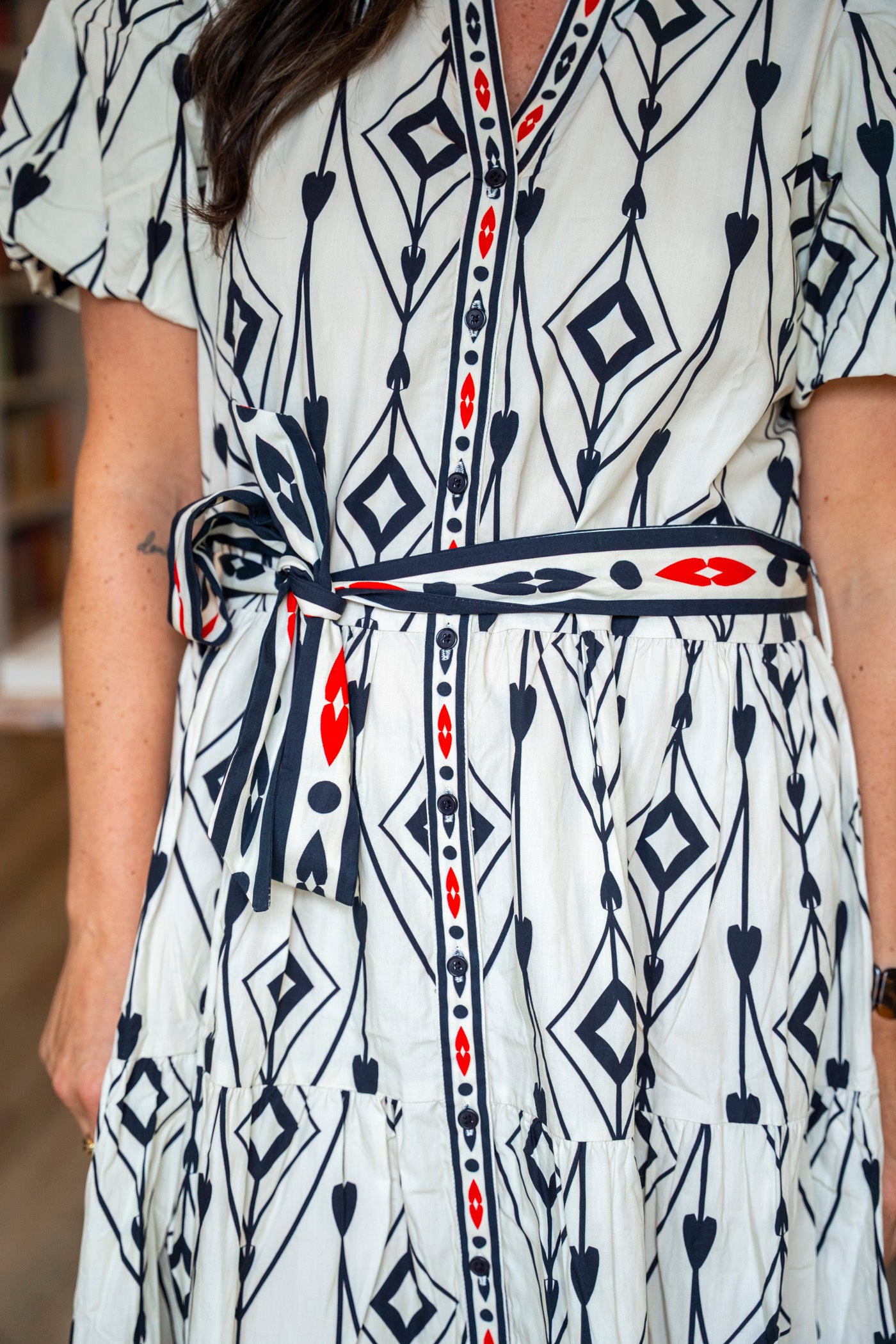 Della Arrow Midi Dress