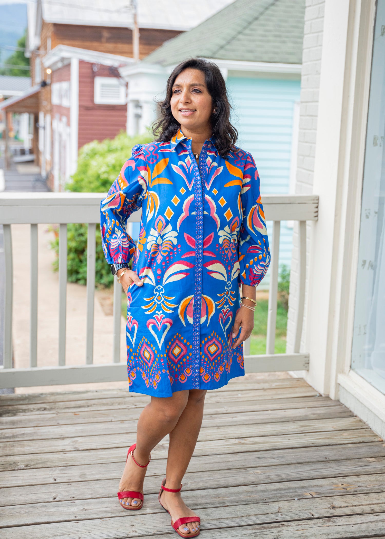 Ava Cobalt Mini Dress