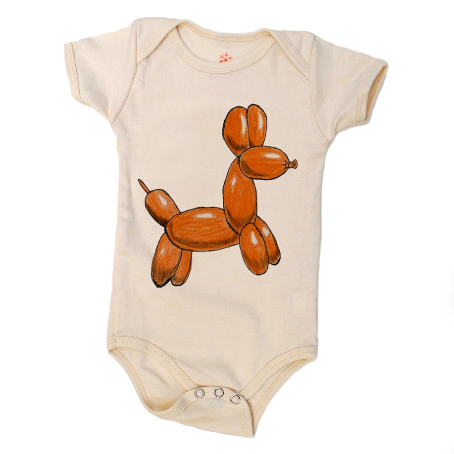Balloon Dog - Baby Organic Onesie