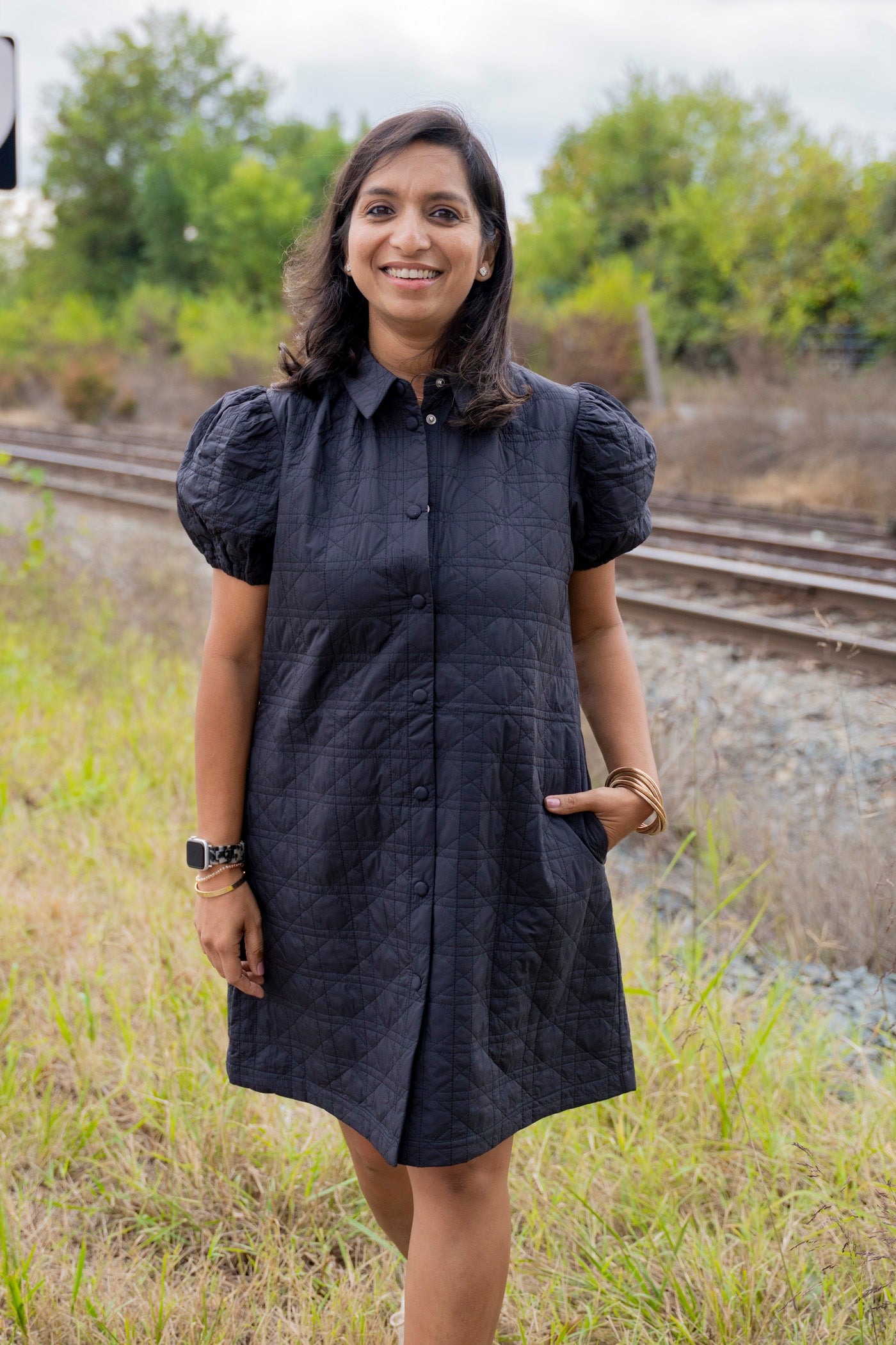 Quilted Mini Dress