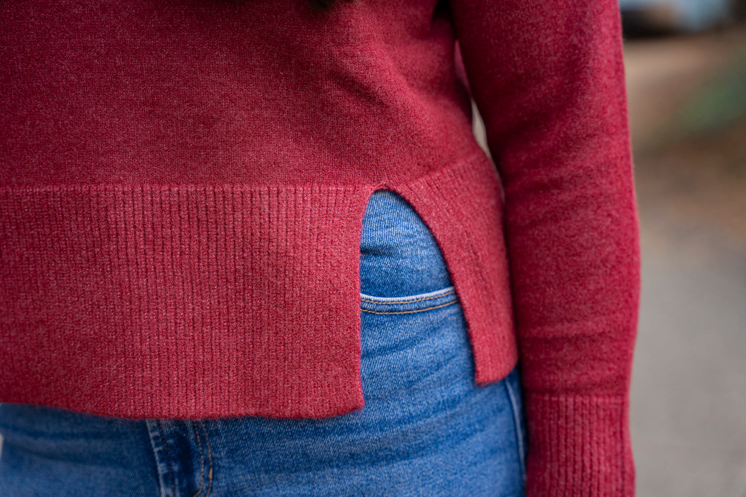 Portia Mock Neck Sweater