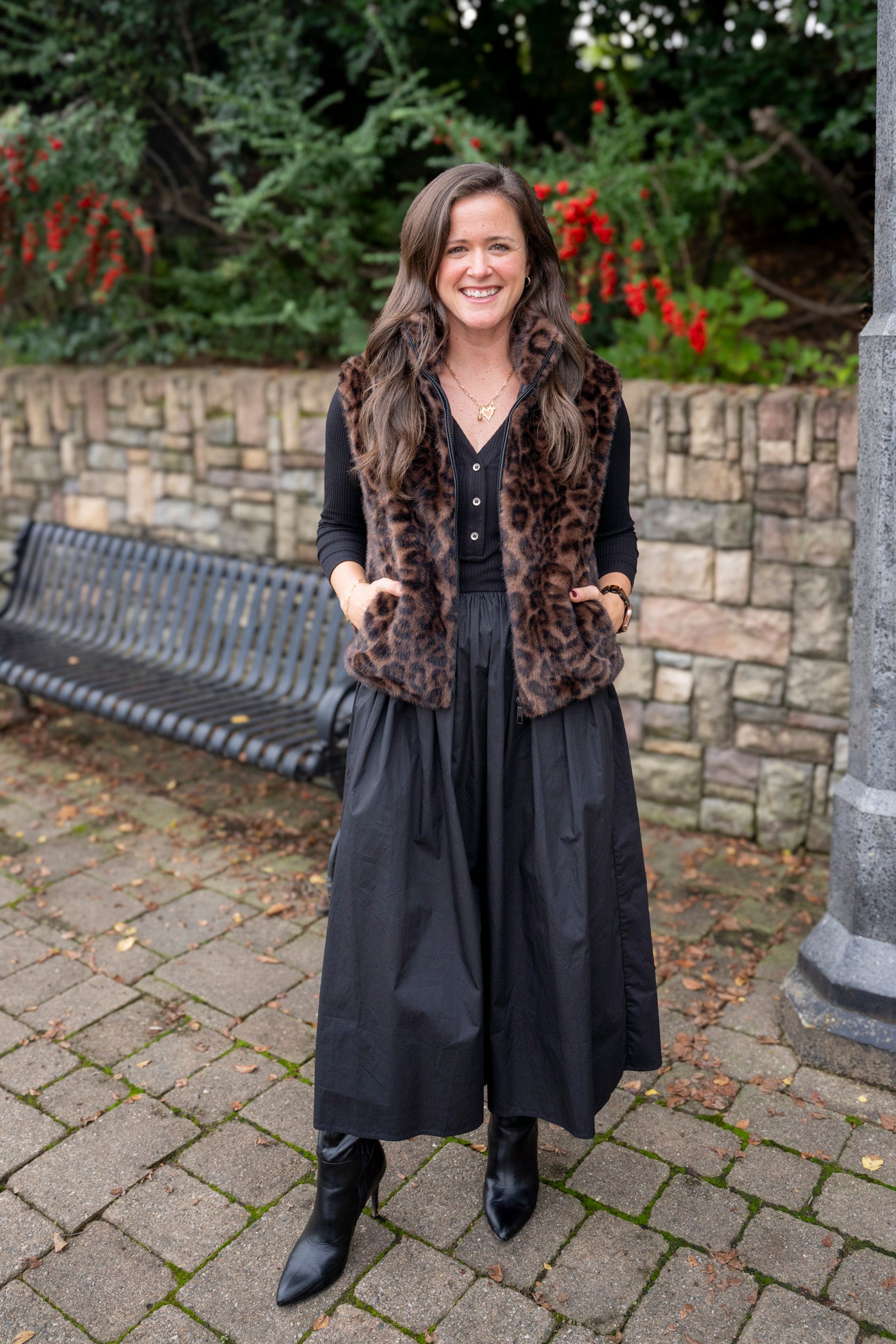 Shelley Mix Knit Midi Dress