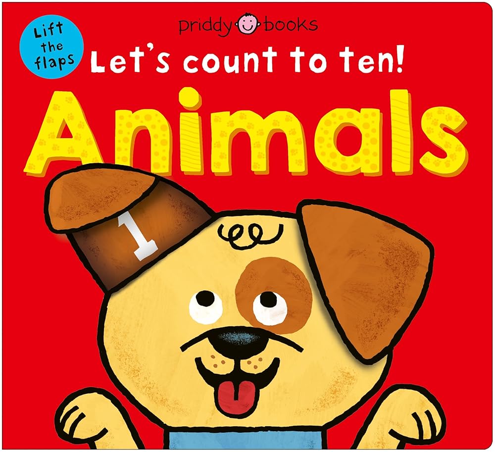 Animals (Let's Count to Ten!): A Lift-The-Flap Counting Book cover image