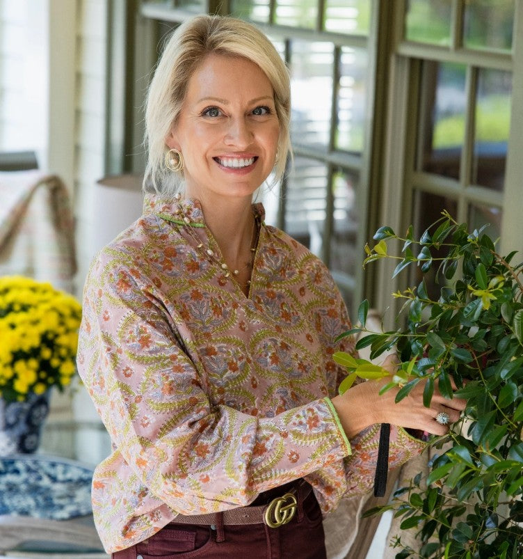 The Rosewood Vine Blouse