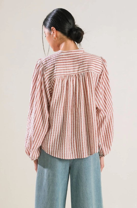 The Seaside Stripe Blouse
