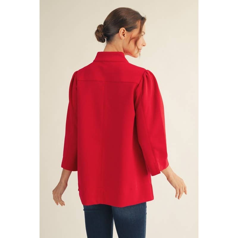 The Eleanor Stand Collar Tunic