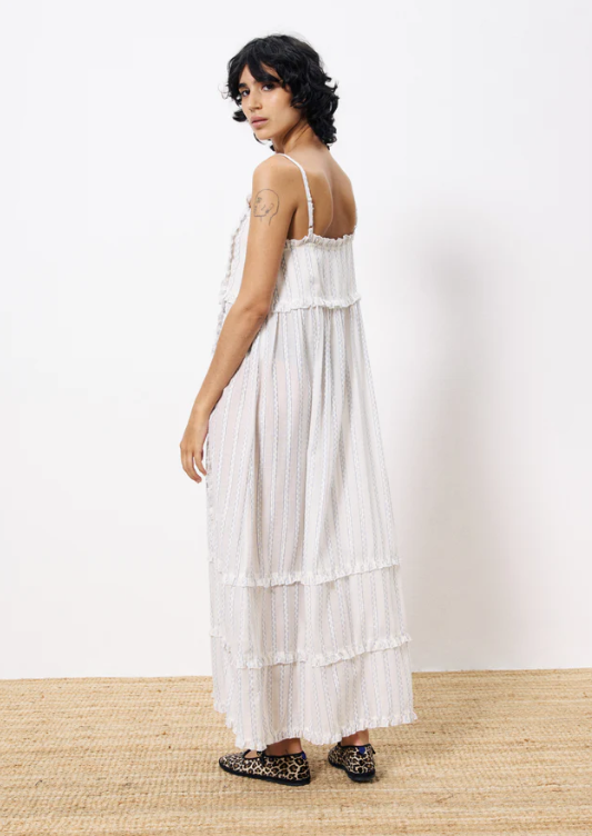 Clio striped maxi dress