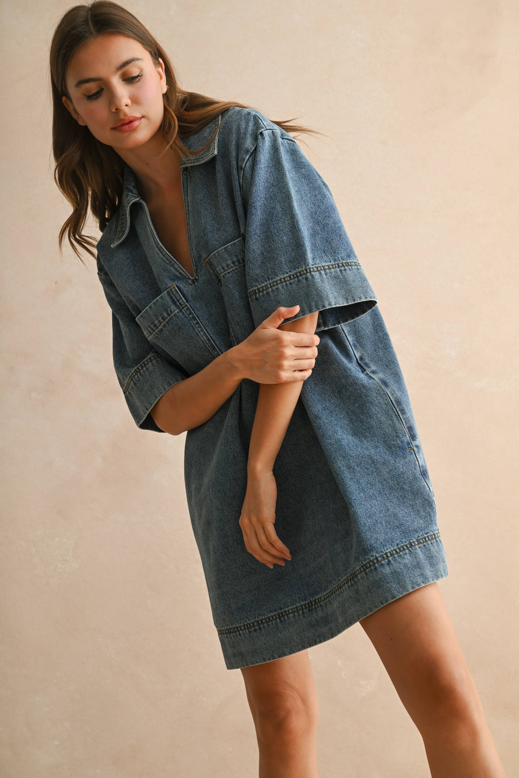 Denim Mini Dress