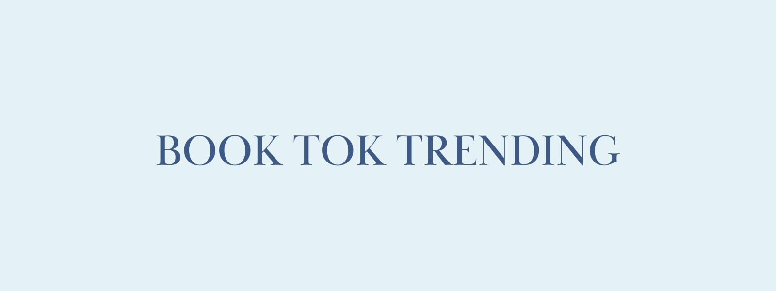 BookTok Trending