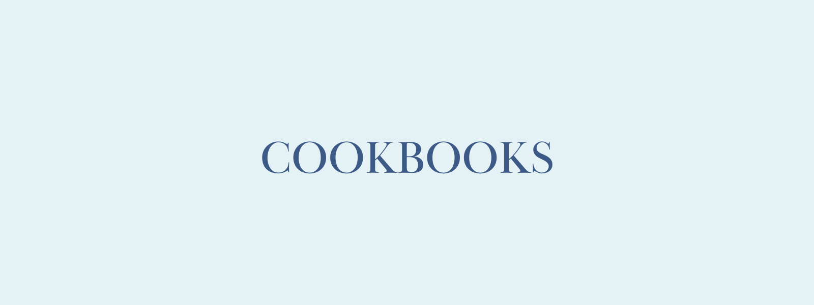 Cookbooks
