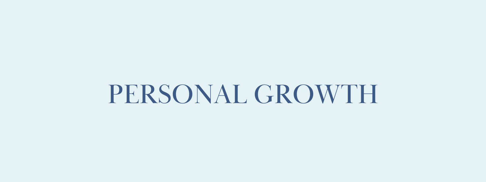 Personal Growth