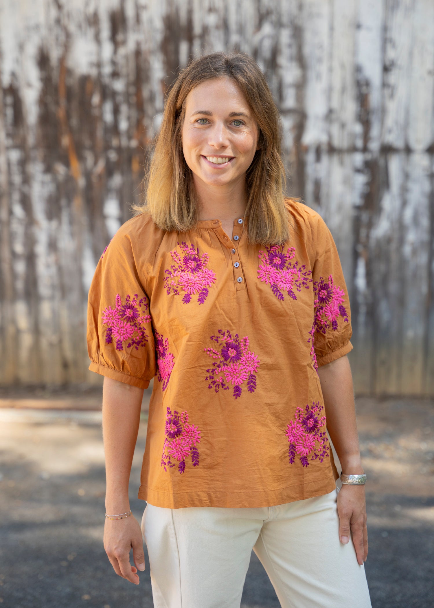 Nita Copper Blouse