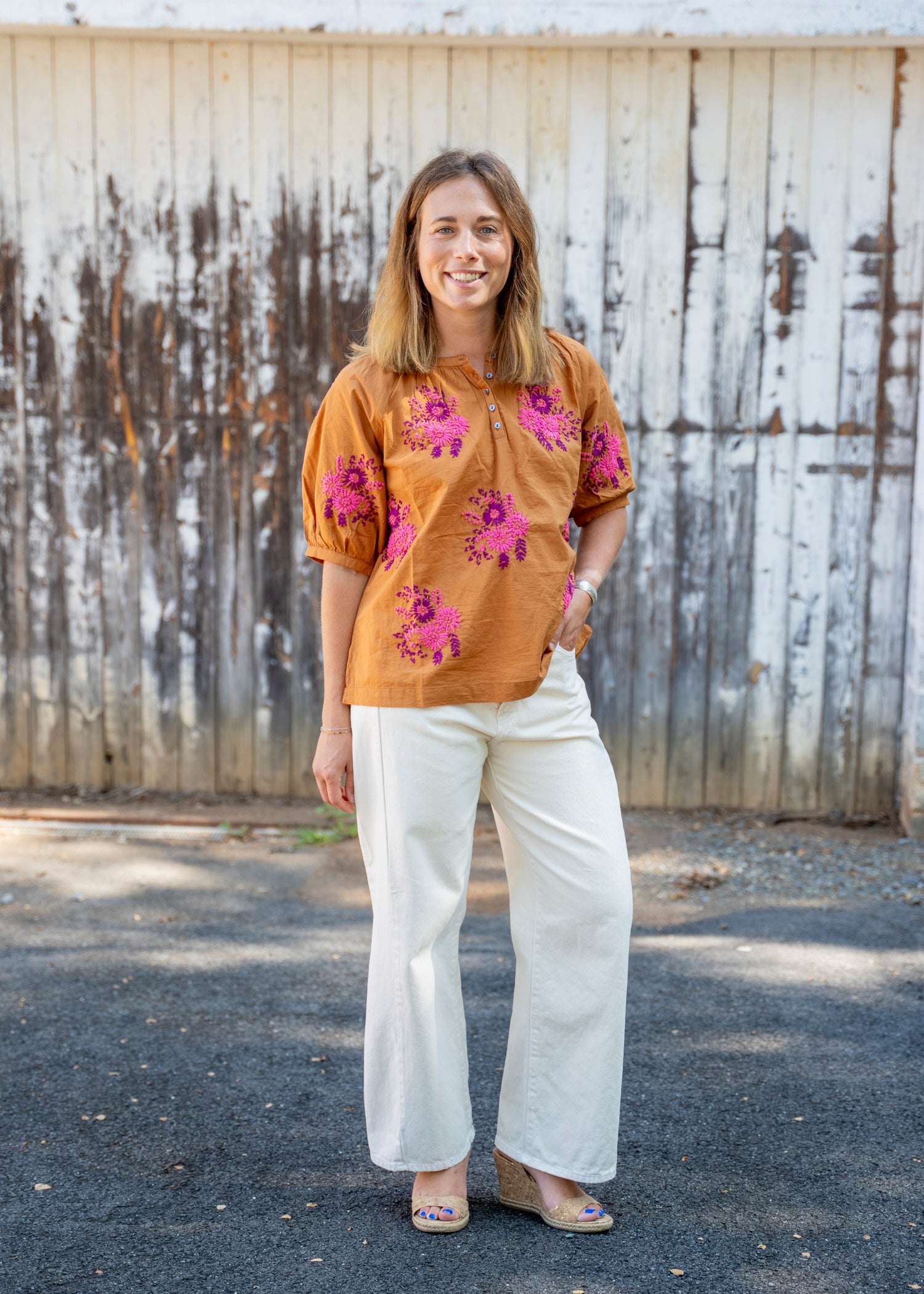 Nita Copper Blouse