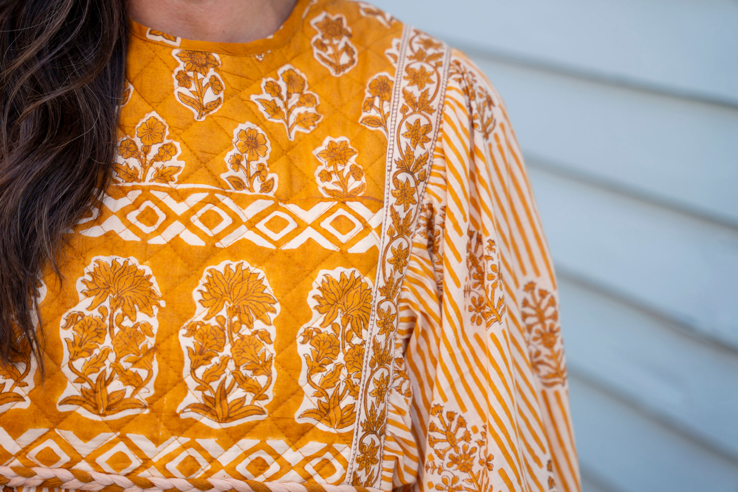 Alys Mustard Blouse