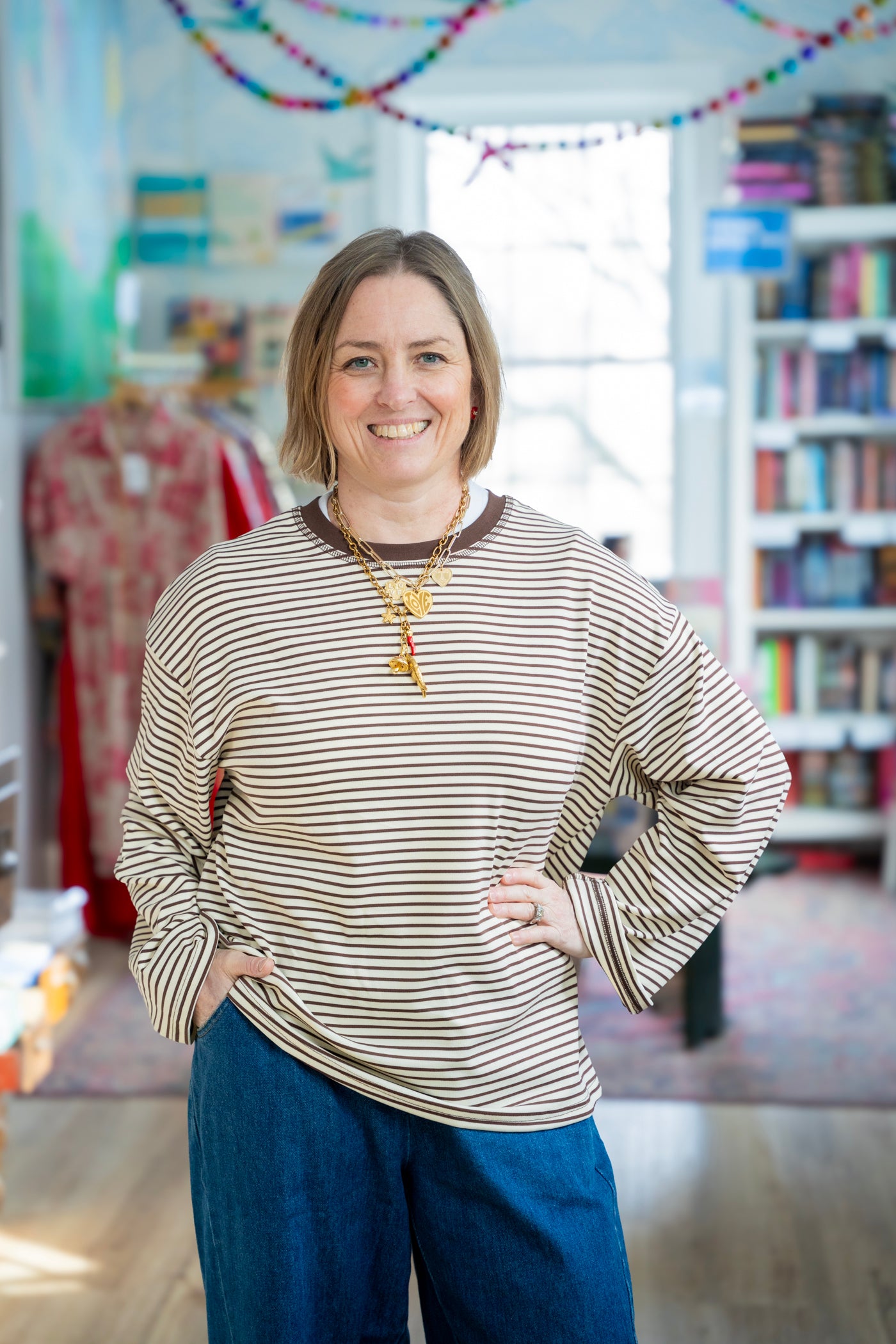 Cassandra Striped Top