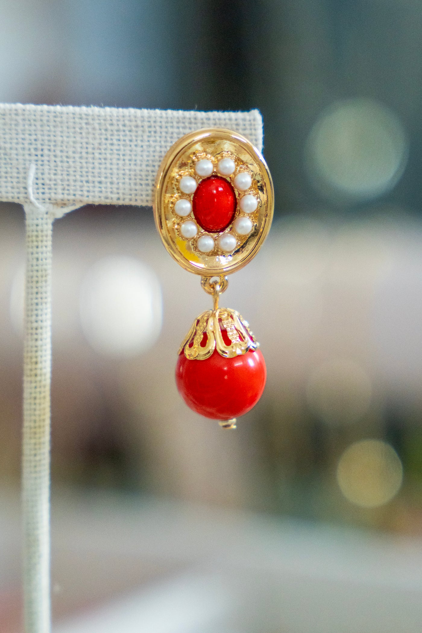 The Porcelain Drop Earring