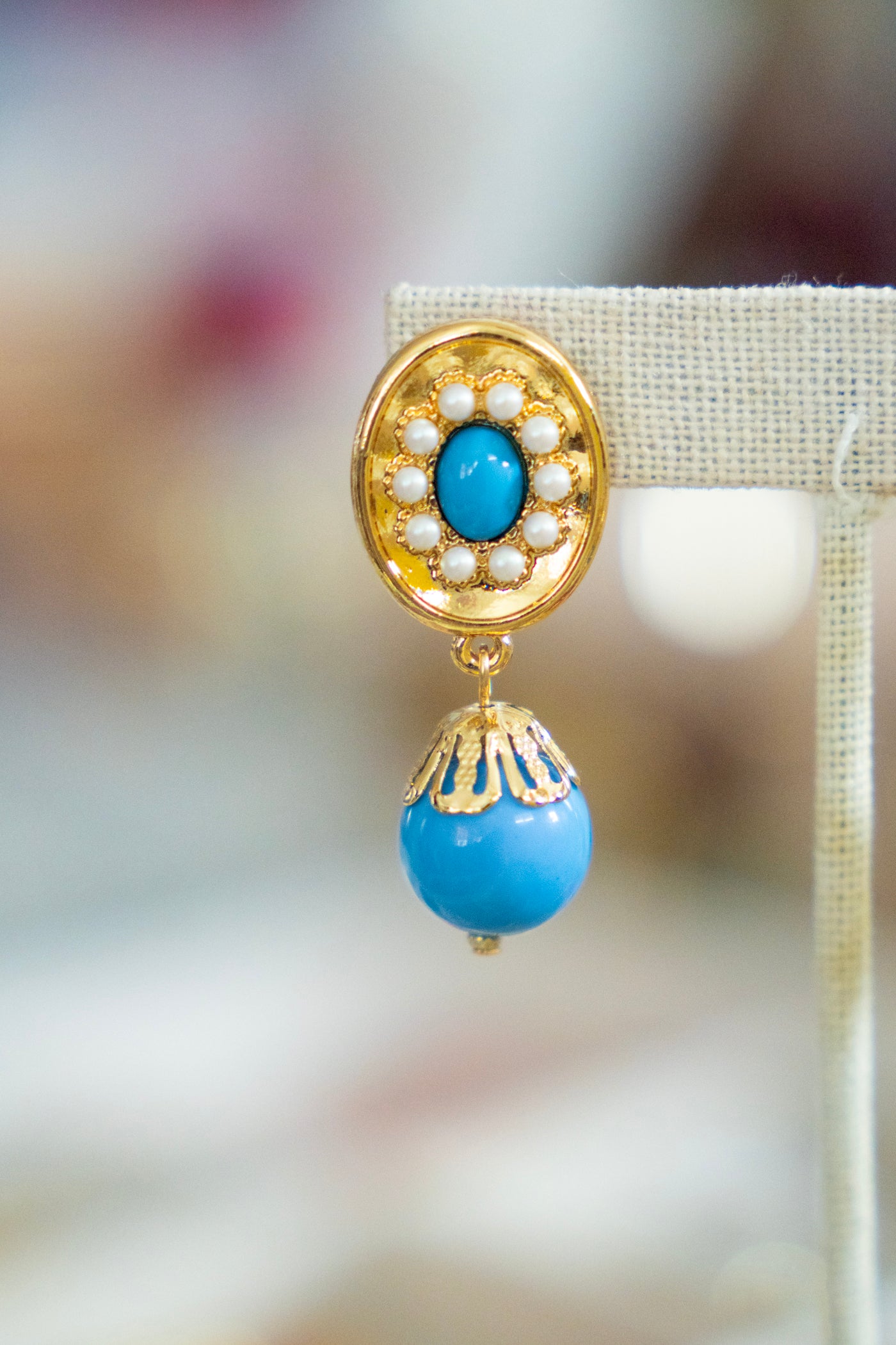 The Porcelain Drop Earring