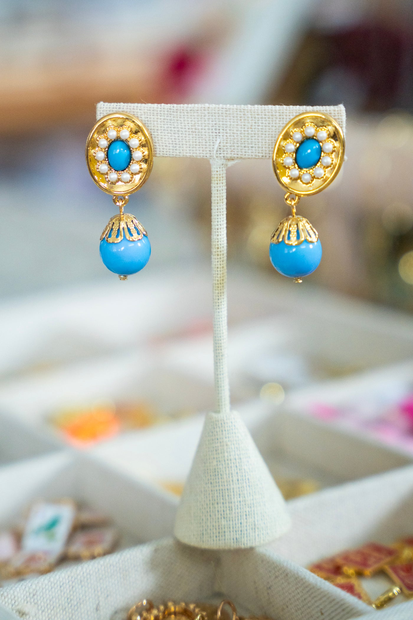 The Porcelain Drop Earring