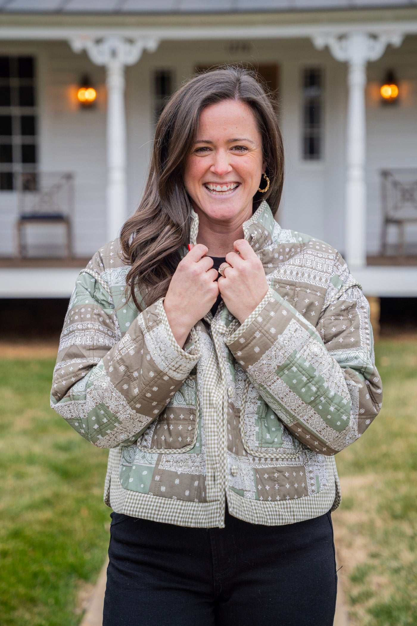 Ash Olive Bandana Jacket