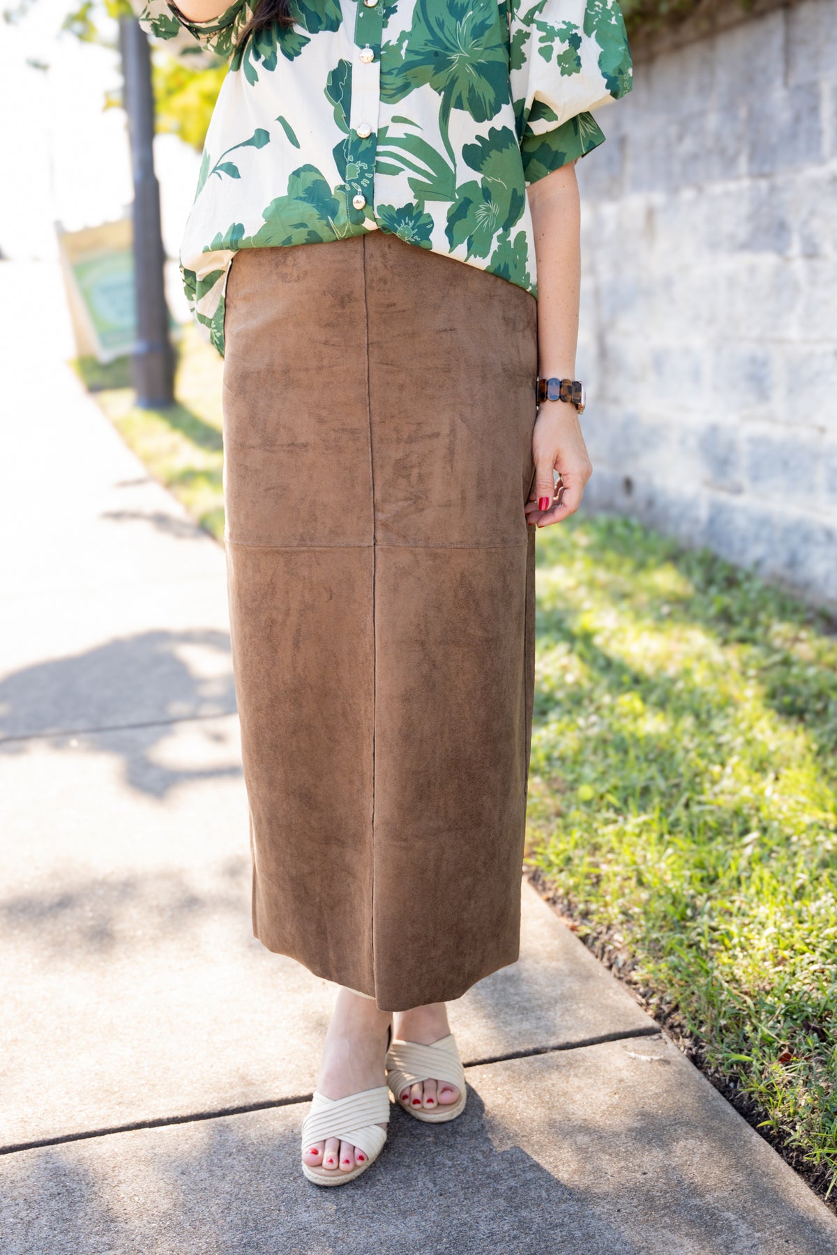 Parker Suede Skirt