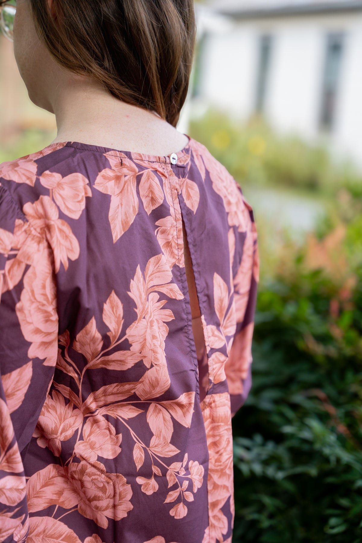 Rose Floral Mini Dress