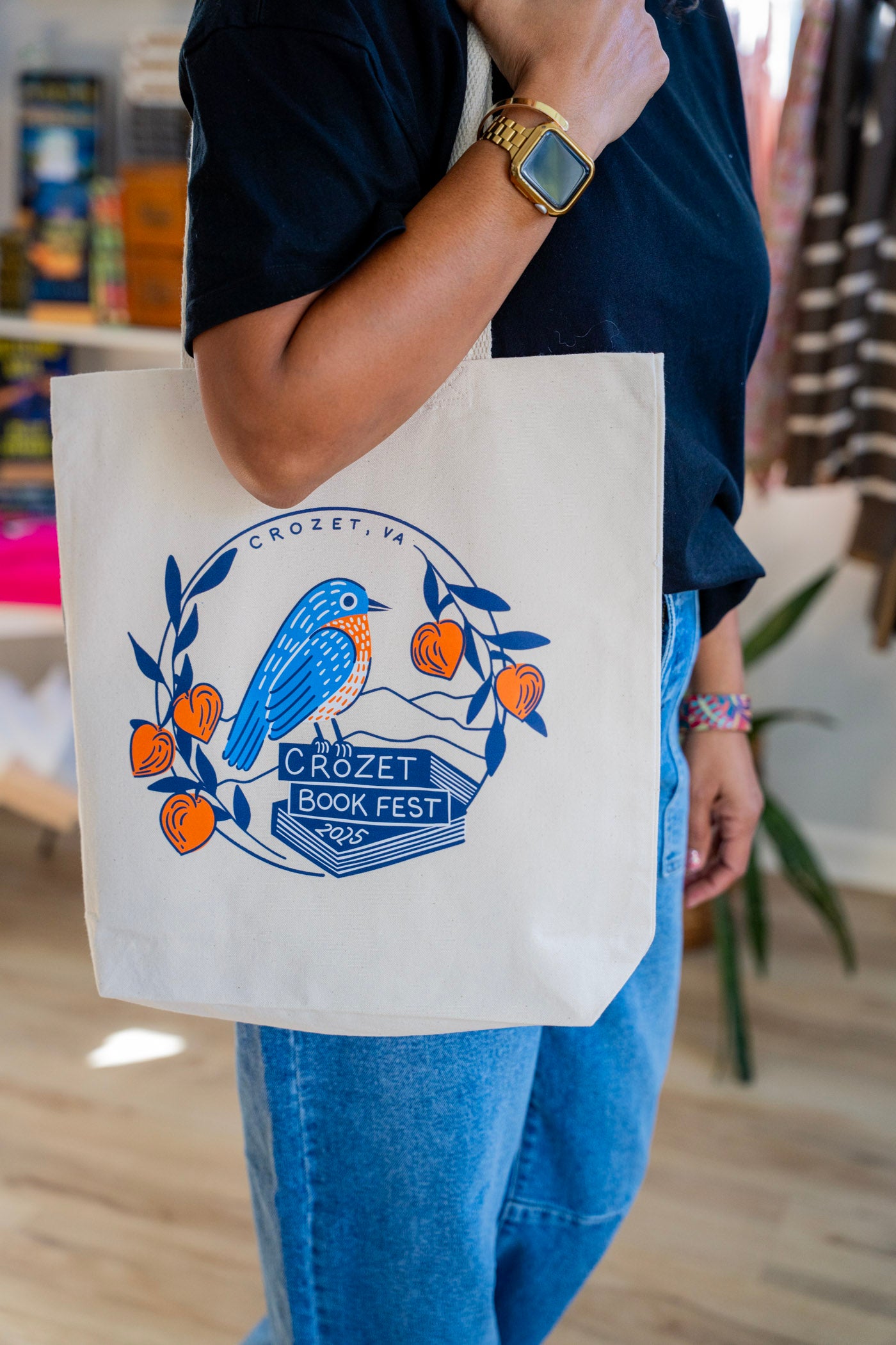 Crozet Book Fest Tote Bag