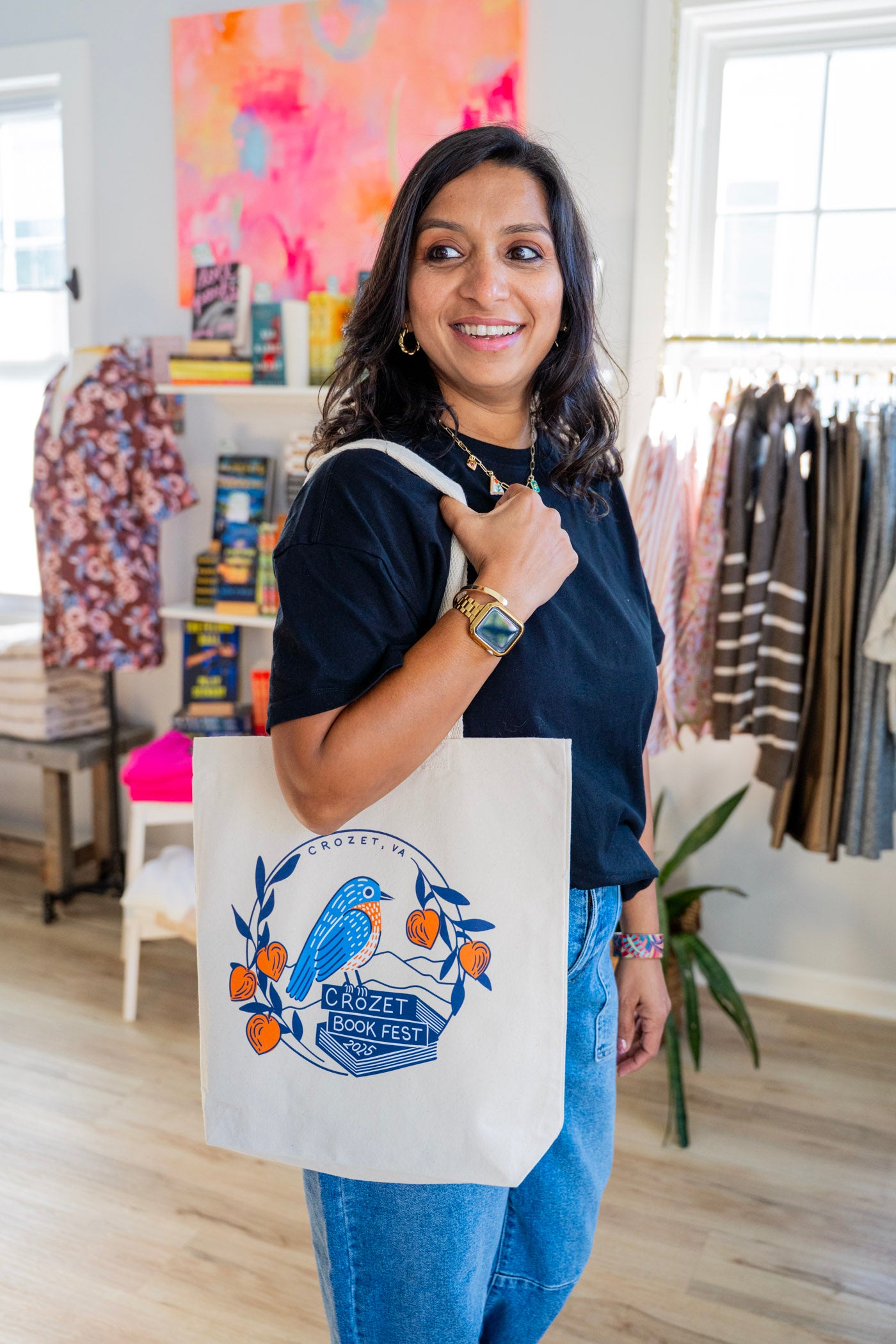 Crozet Book Fest Tote Bag