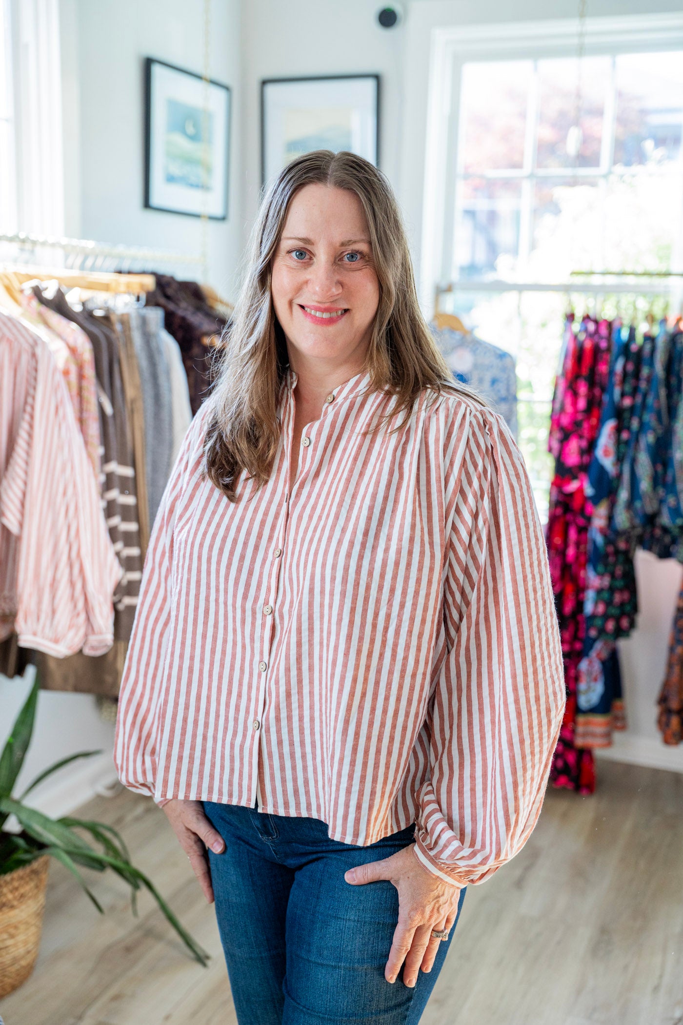 The Seaside Stripe Blouse