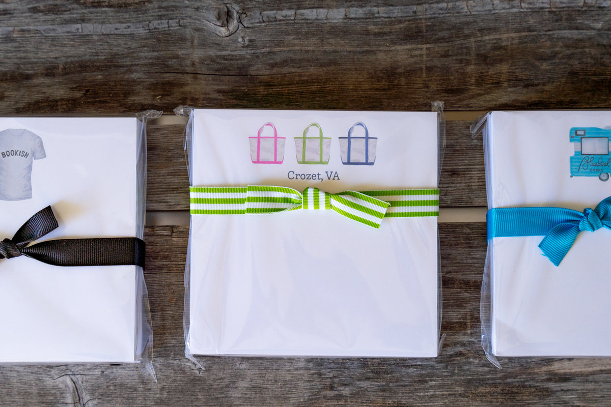 Crozet Tote Bags Notepad