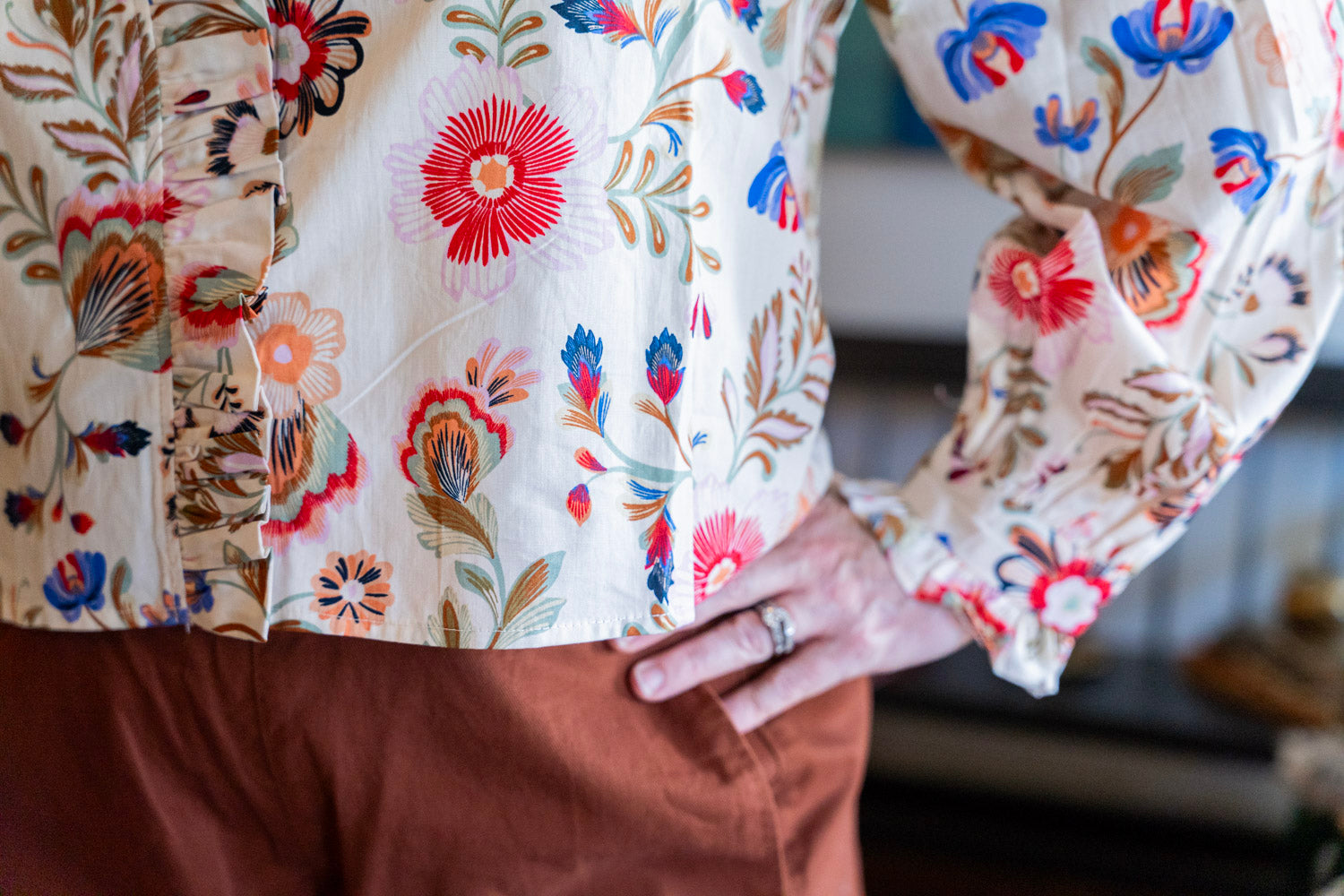 The Winter Meadow Bloom Blouse