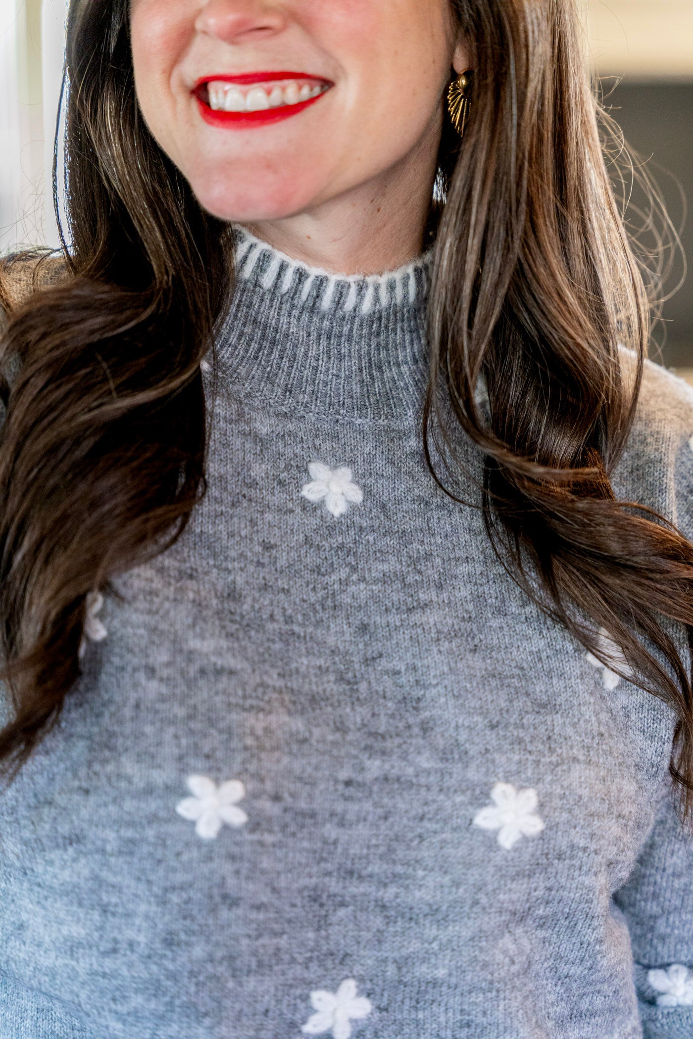 The Snowflake Meadow Sweater