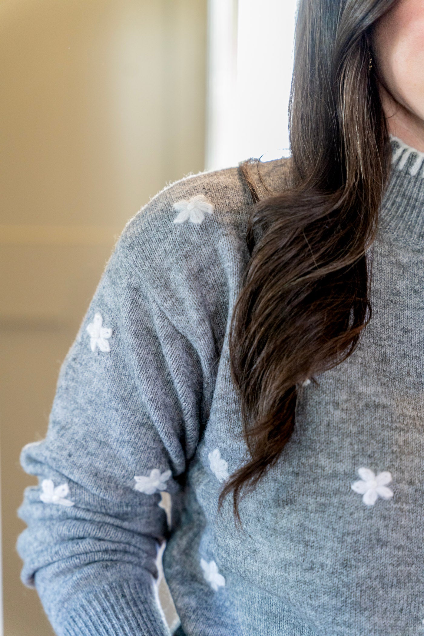 The Snowflake Meadow Sweater