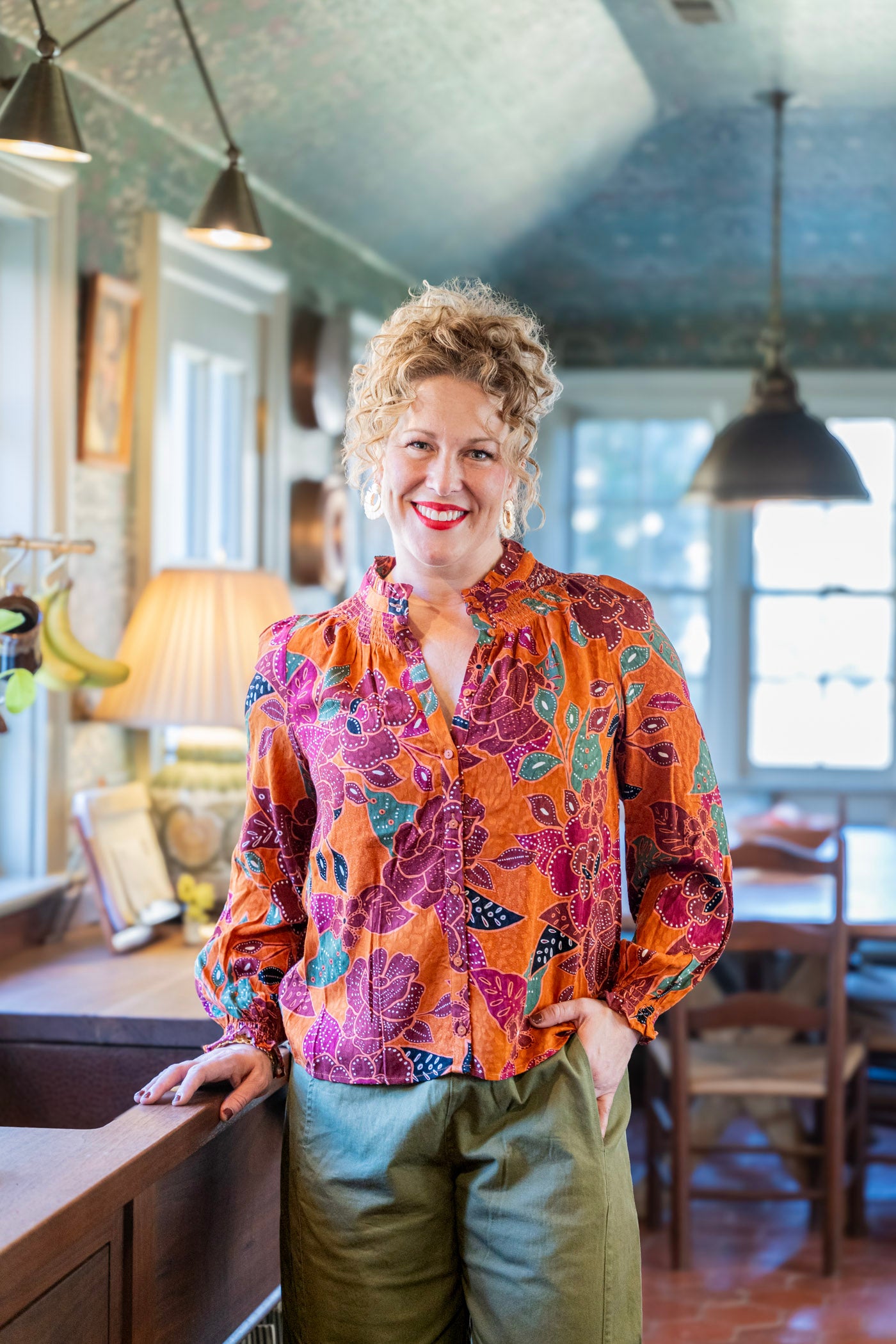 The Marven Merlie Button Down Top