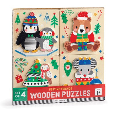 Festive Friends Wooden Puzzle