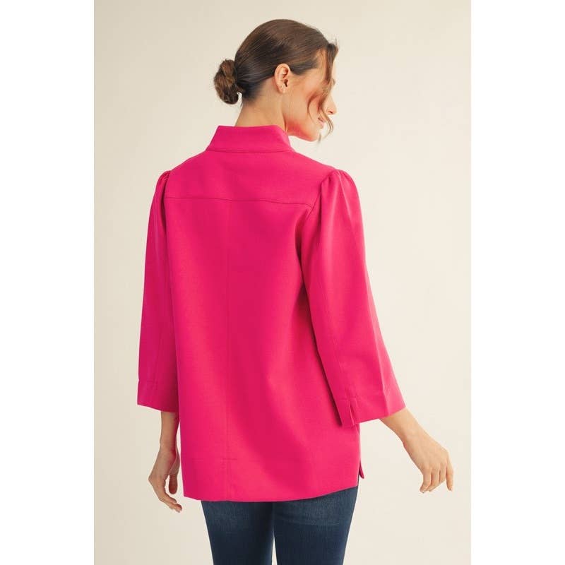 The Eleanor Stand Collar Tunic