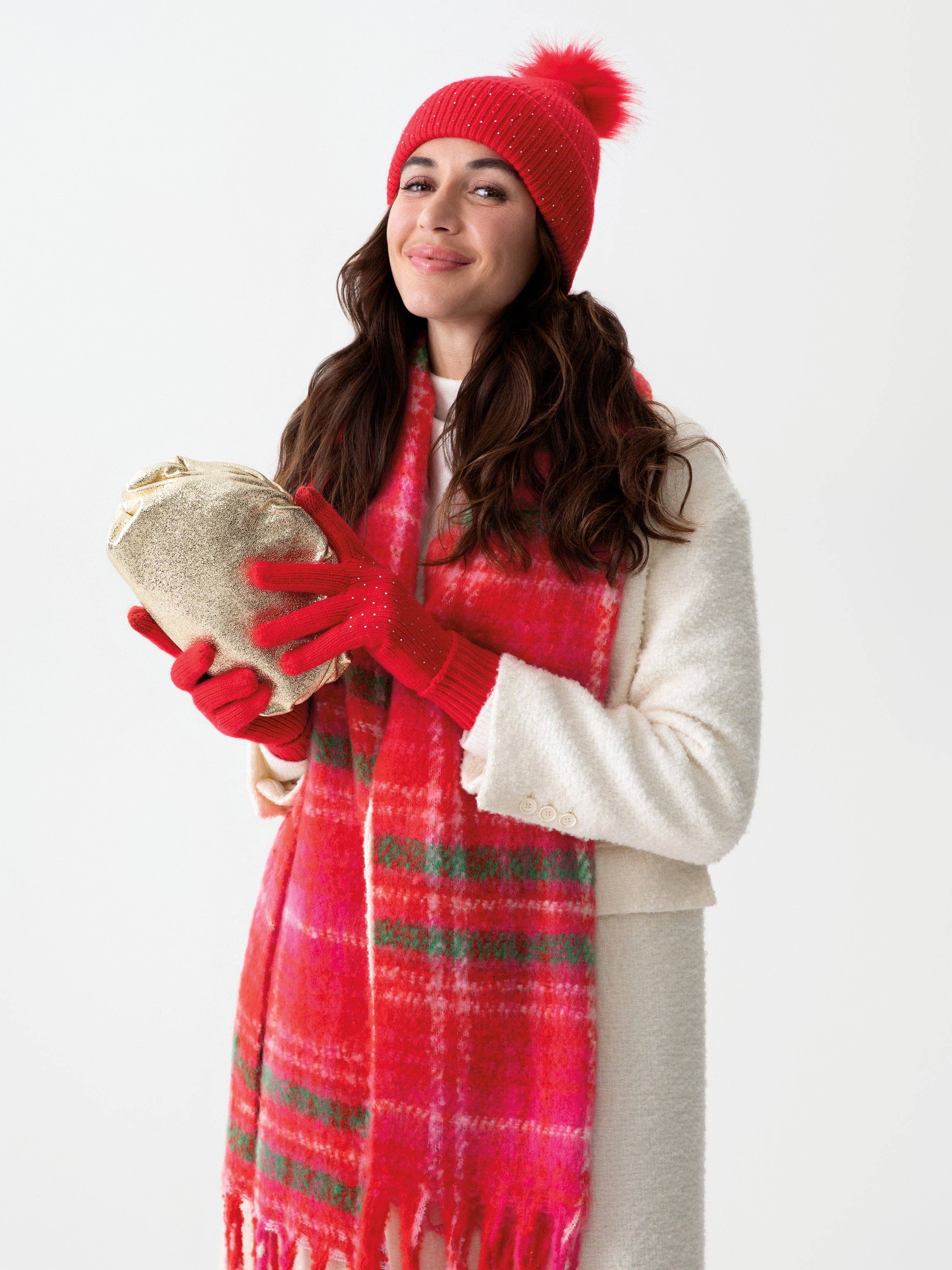 NATALIA BEANIE: RED