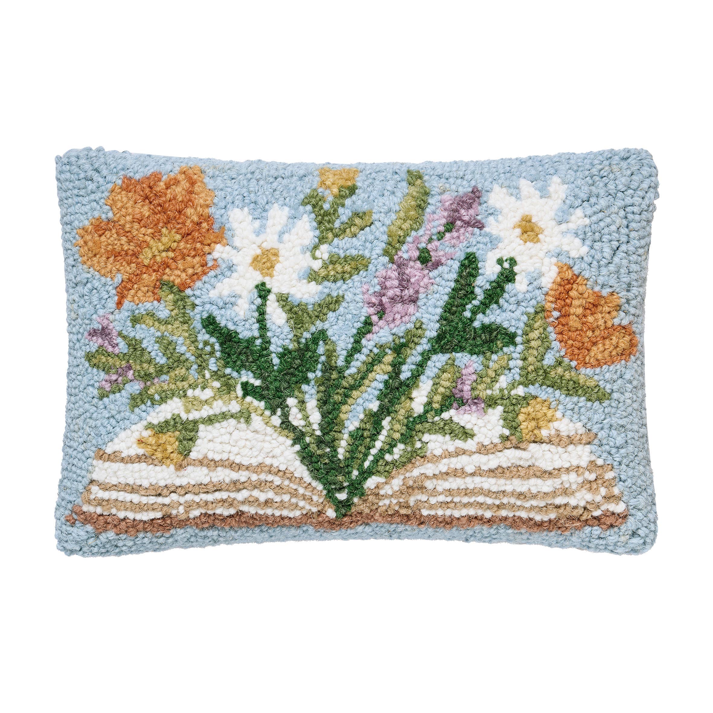 Flower Book Hook Pillow